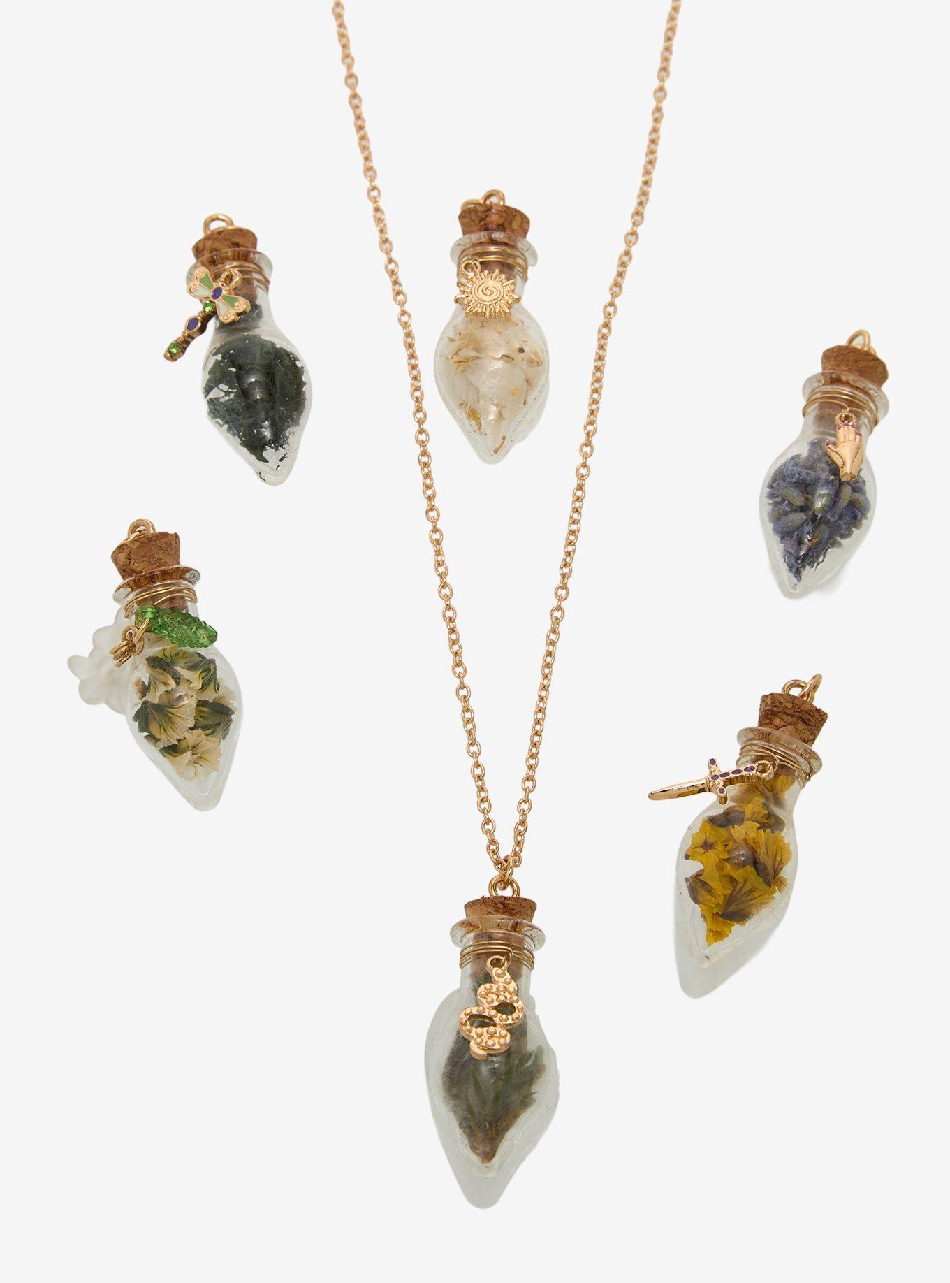 Thorn & Fable Herb Bottle Interchangeable Charm Necklace, , alternate - view 3