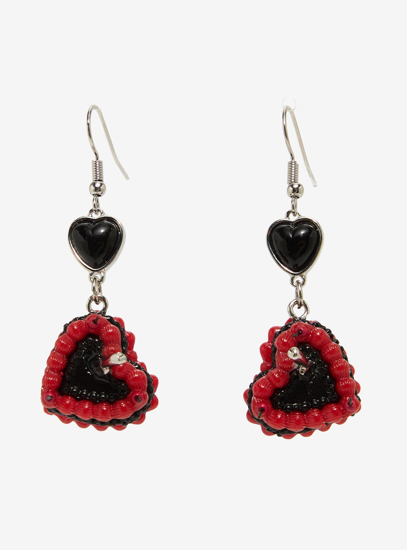 Bloody Knife Cake Earrings, , hi-res