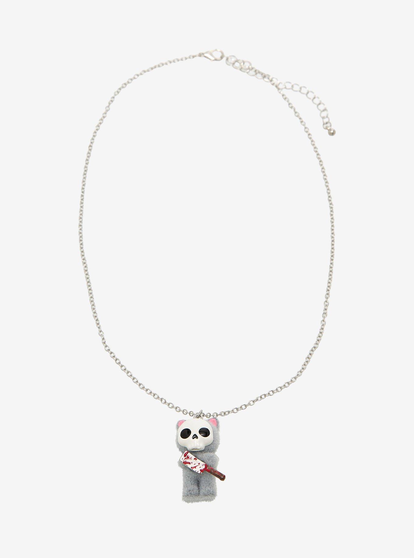 Fright Club Cat Weapon Blind Box Necklace Hot Topic Exclusive, , alternate - view 3