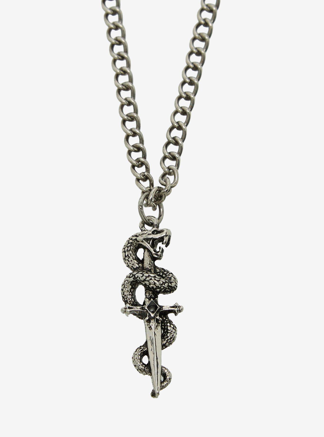 Dragon & Serpent Best Friend Necklace Set, , alternate - view 4