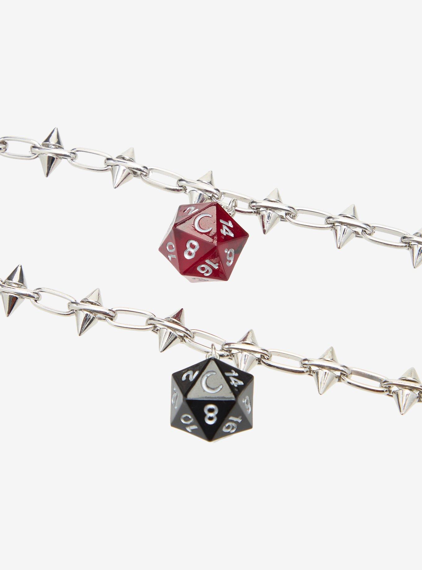 Dice Spiked Best Friend Bracelet Set, , alternate - view 3