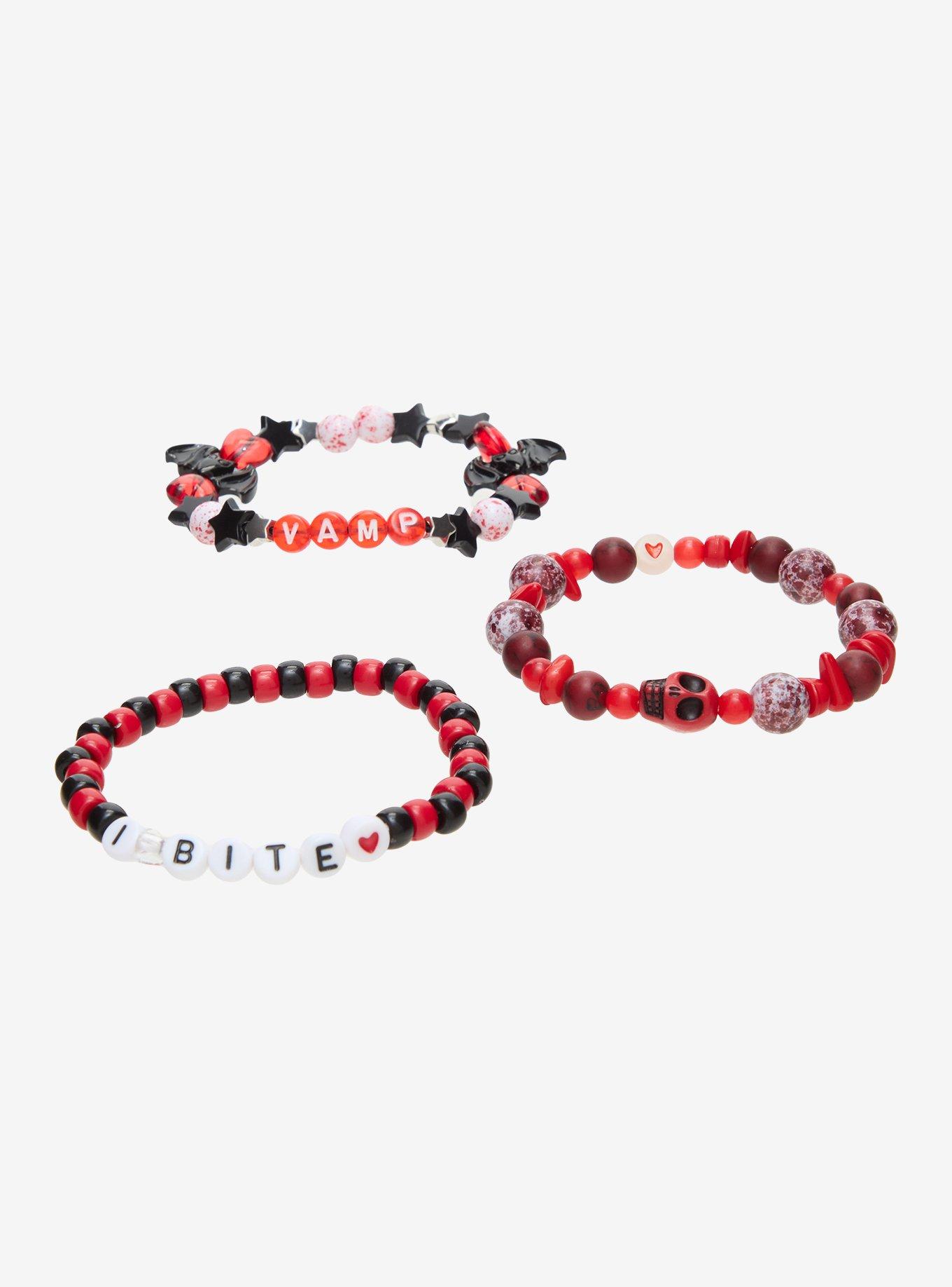 Vampire Bite Bead Bracelet Set, , alternate - view 3