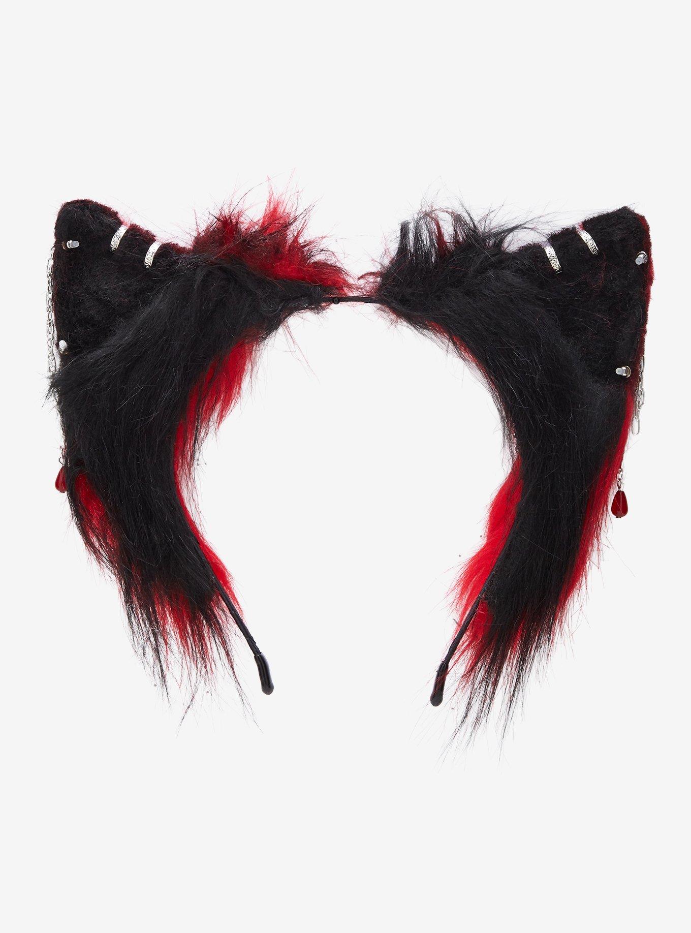 Bloody Knife Charm Cat Ear Headband, , alternate - view 3