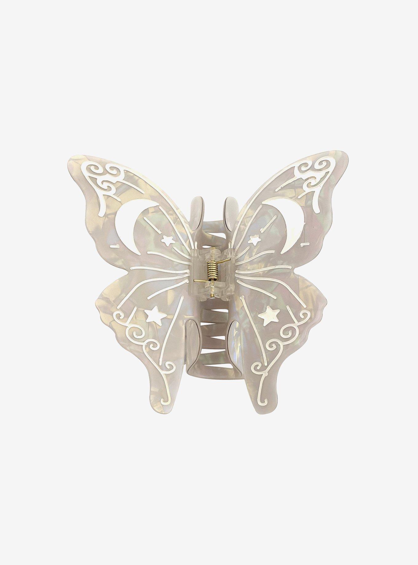 Thorn & Fable Lunar Moth Claw Hair Clip, , hi-res