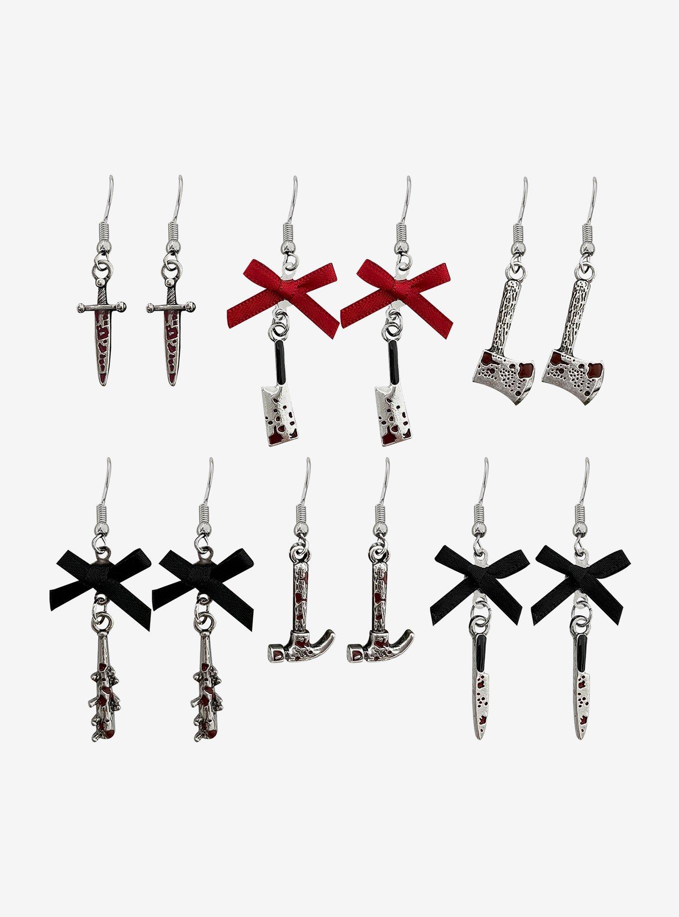 Bloody Weapon Drop Earring Set, , hi-res