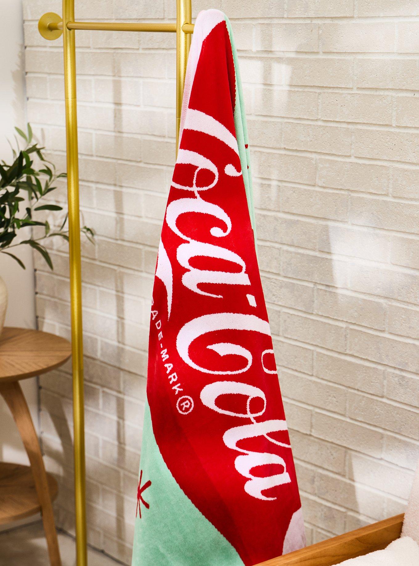 Coca-Cola Stars Retro Beach Towel, , hi-res