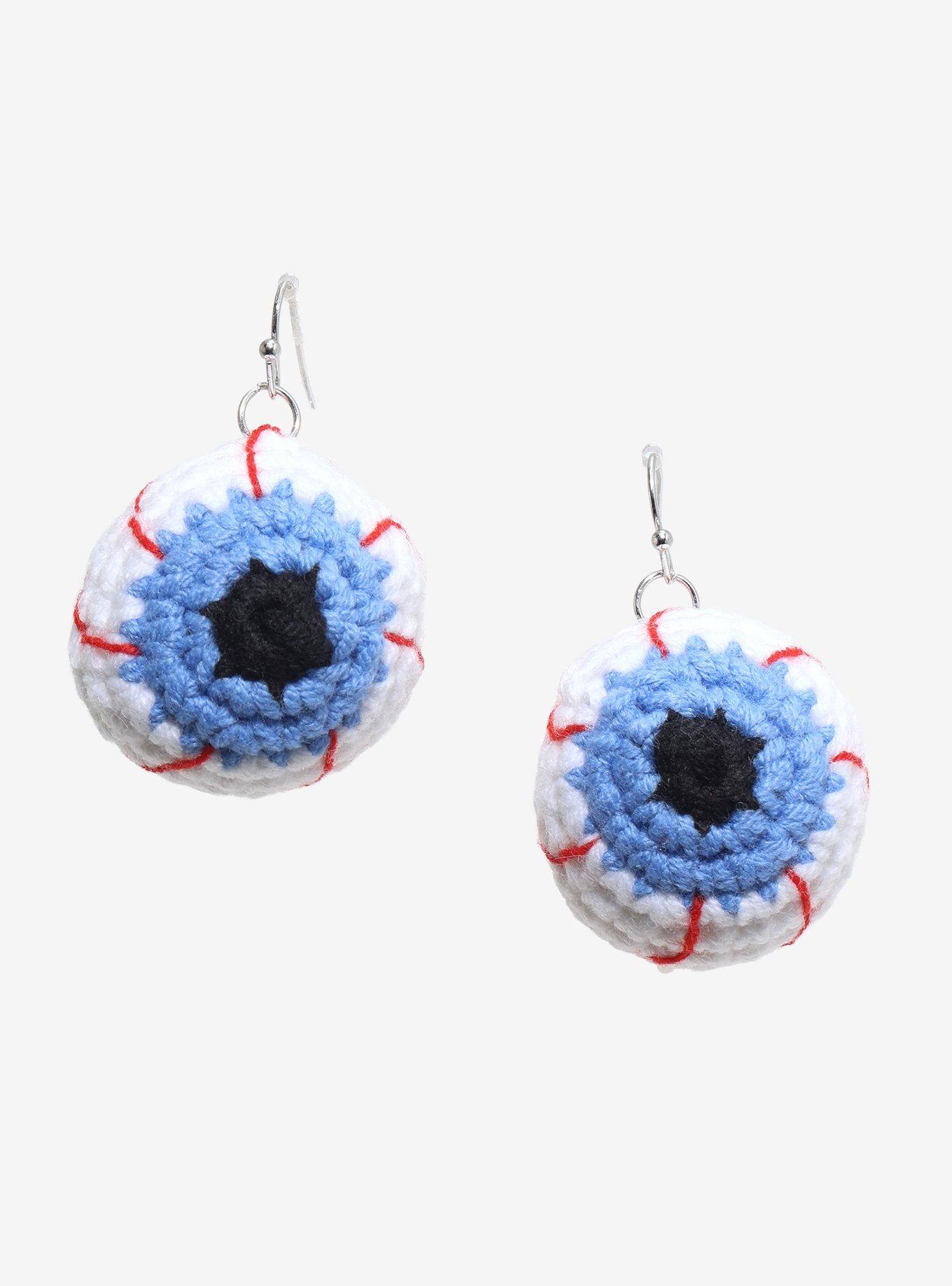 Eyeball Woven Drop Earrings, , hi-res