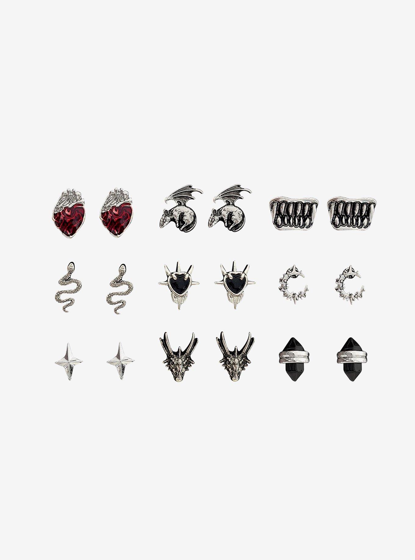 Gothic Creature Stud Earring Set, , hi-res