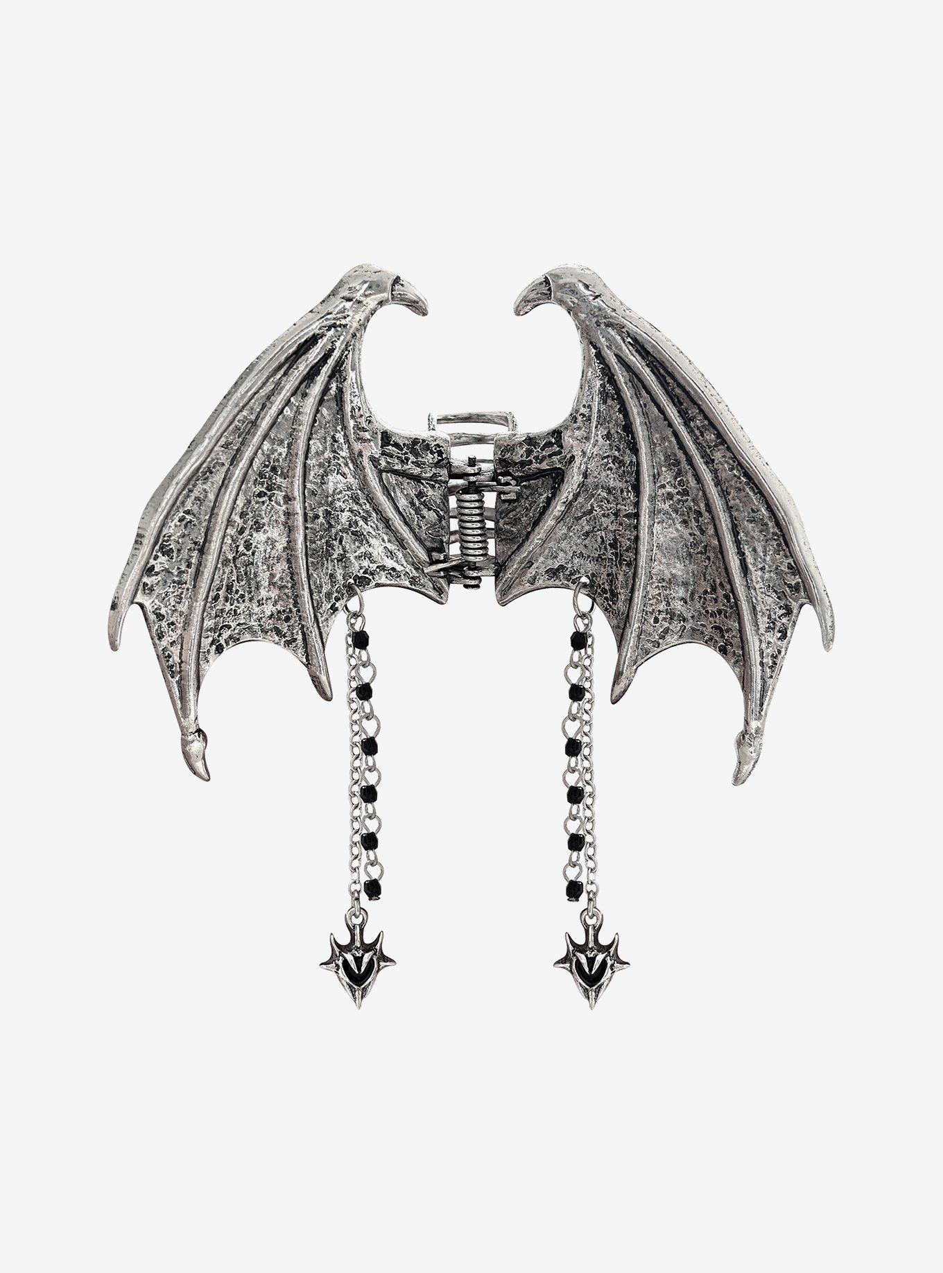Dragon Wing Claw Hair Clip, , hi-res