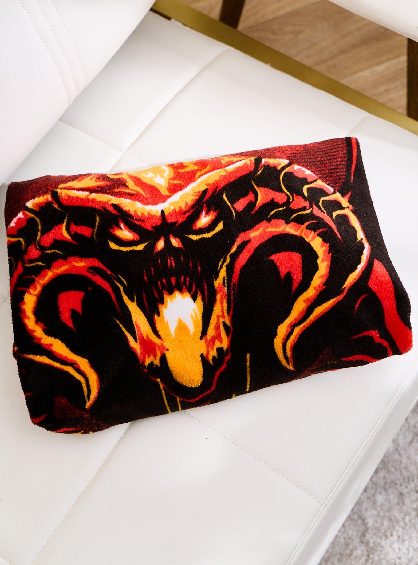The Lord of The Rings Balrog Scene Plush Throw - BoxLunch Exclusive, , alternate - view 4