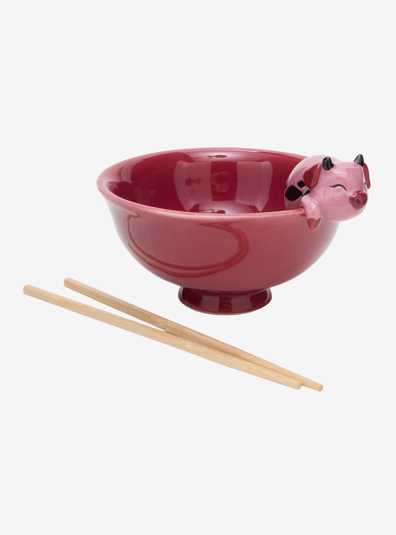 Hazbin Hotel Fat Nuggets Bowl With Chopsticks, , alternate - view 3