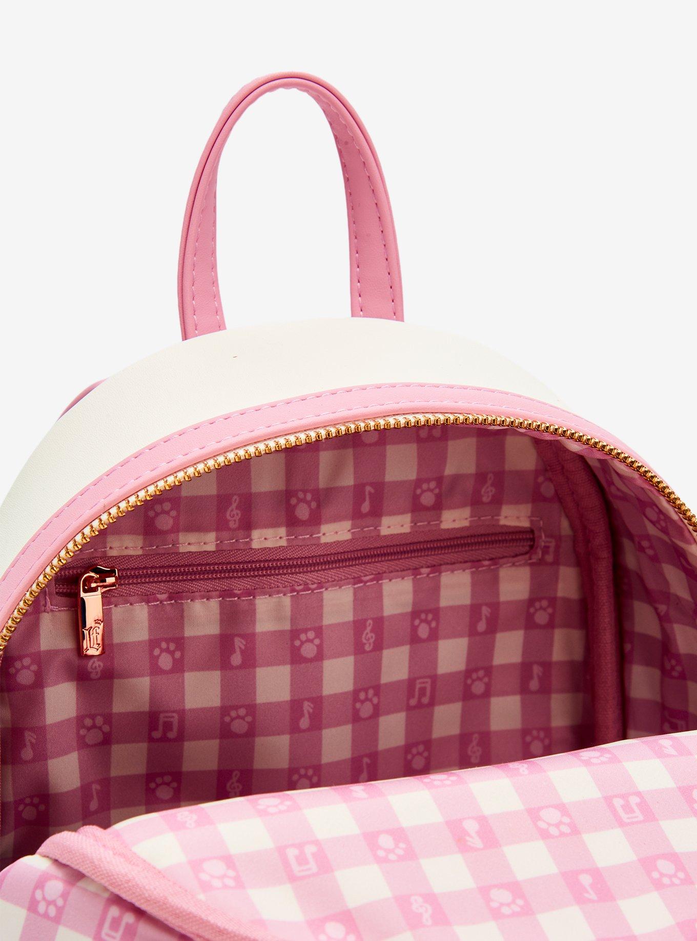 Loungefly Disney The Aristocats Floral Gingham Mini Backpack - BoxLunch Exclusive, , alternate - view 4