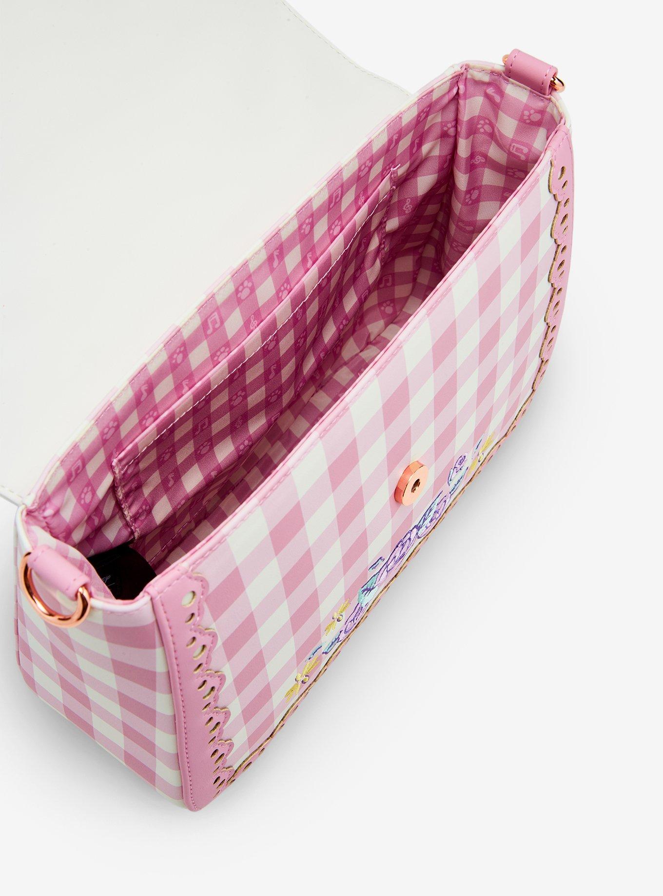 Loungefly Disney The Aristocats Floral Gingham Crossbody Bag- BoxLunch Exclusive, , alternate - view 4