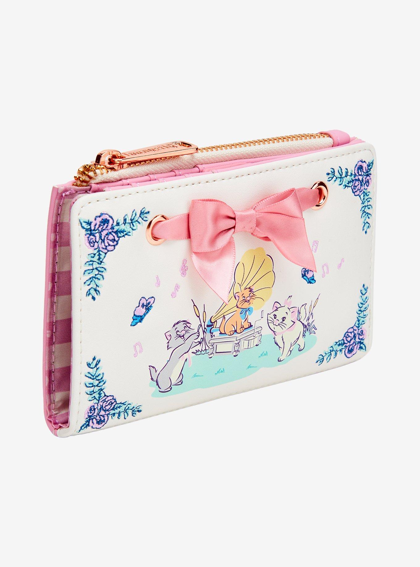 Loungefly Disney The Aristocats Floral Gingham Wallet - BoxLunch Exclusive, , alternate - view 2