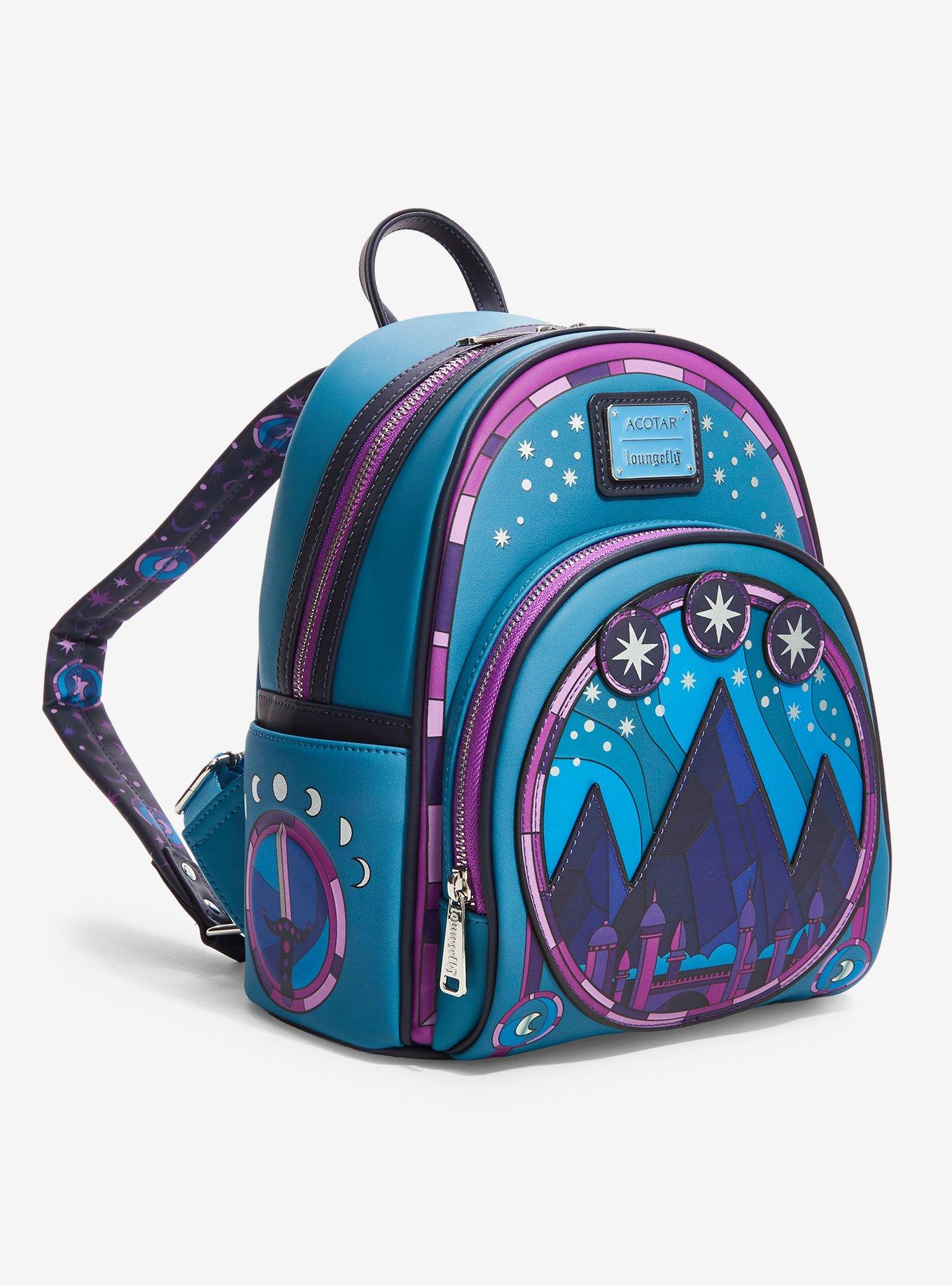Loungefly A Court of Thorns and Roses Velaris Stained Glass Mini Backpack - BoxLunch Exclusive, , alternate - view 2