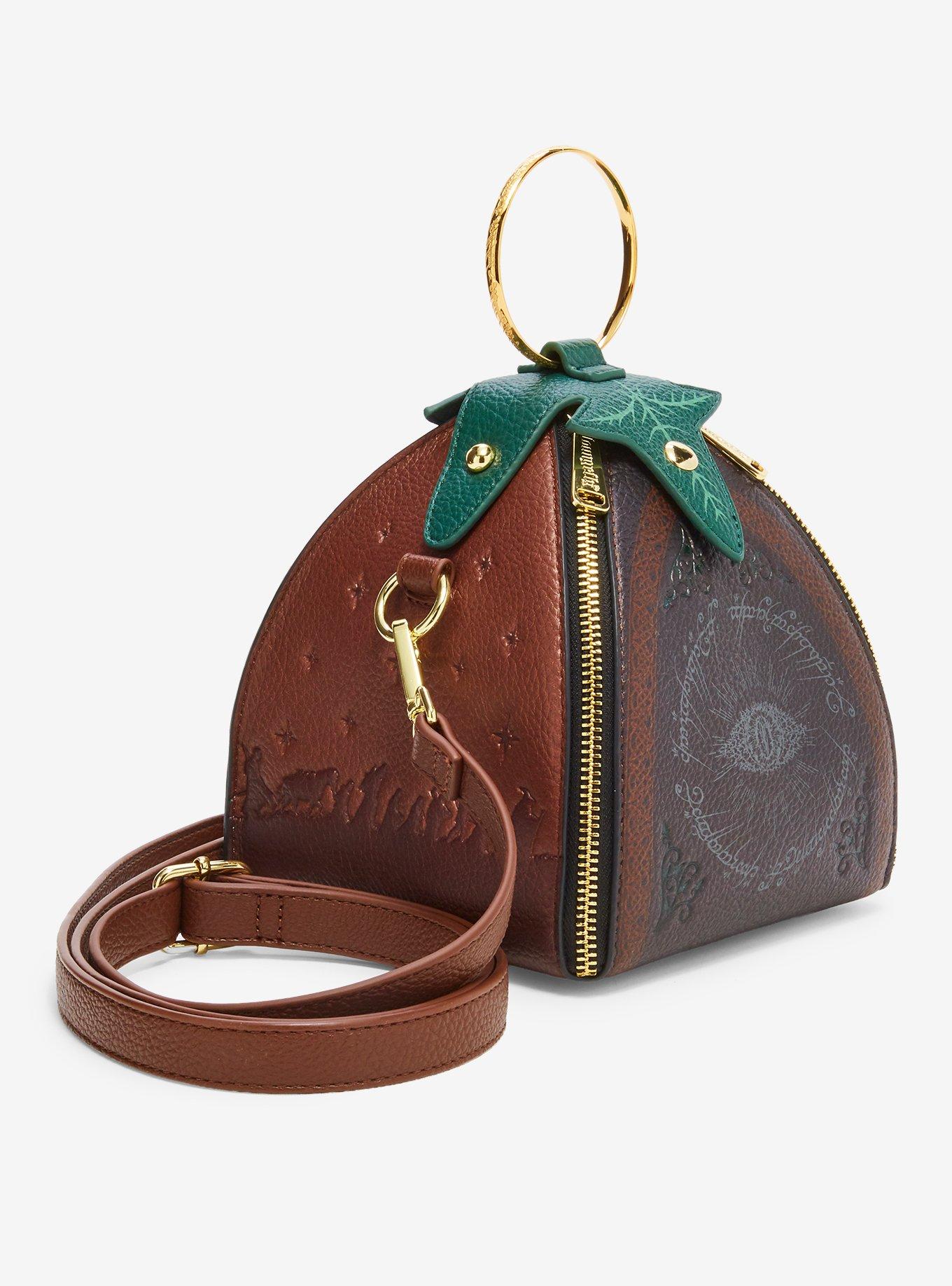 Loungefly The Lord of The Rings Triangle Figural Crossbody Bag - BoxLunch Exclusive