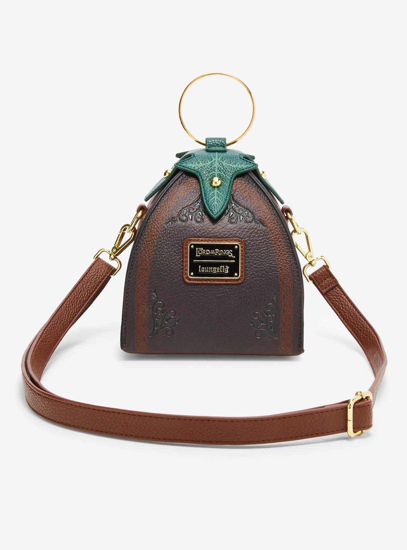 Loungefly The Lord of The Rings Triangle Figural Crossbody Bag - BoxLunch Exclusive