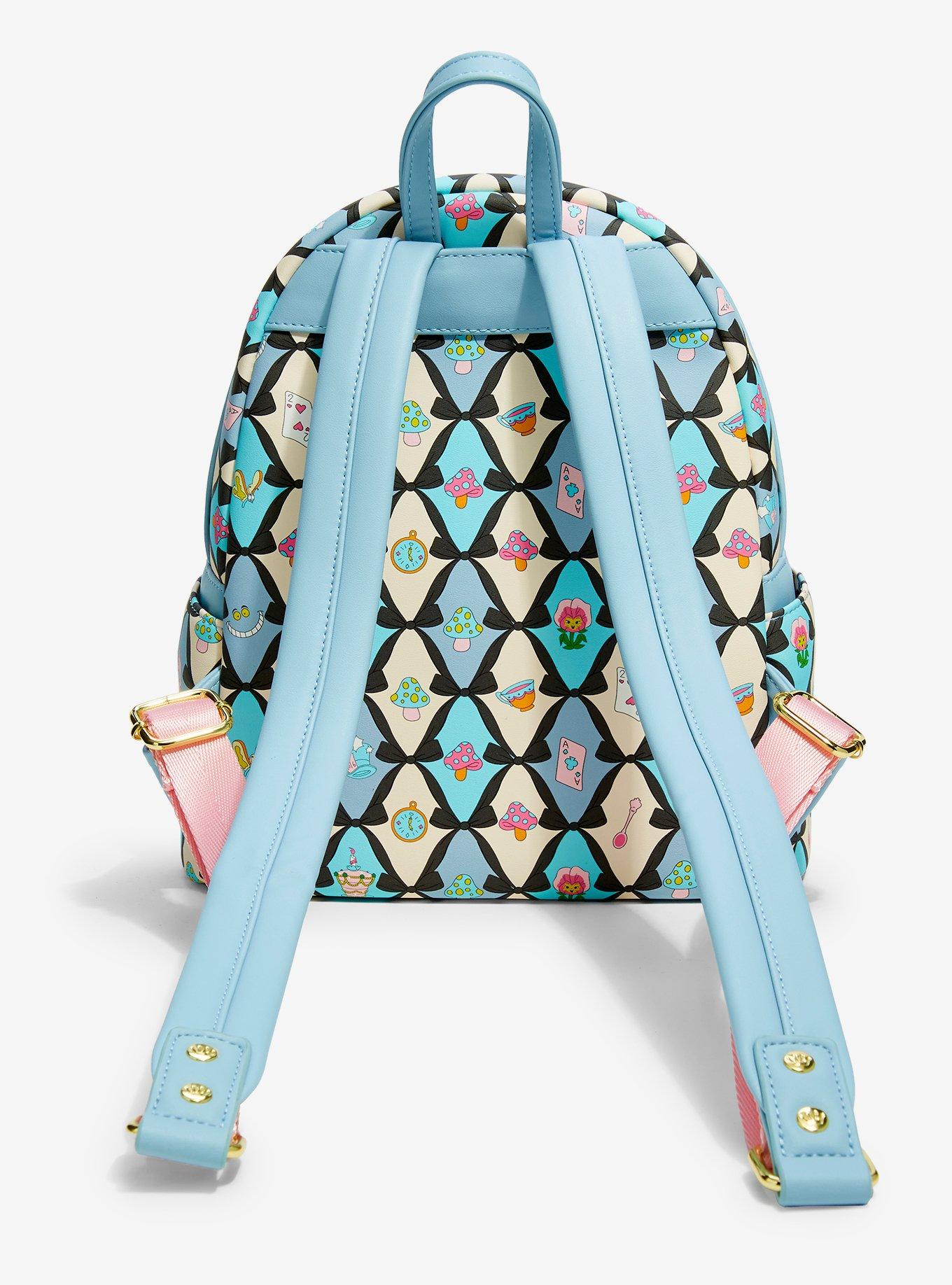 Loungefly Disney Alice in Wonderland Patterned Mini Backpack - BoxLunch Exclusive, , alternate - view 3