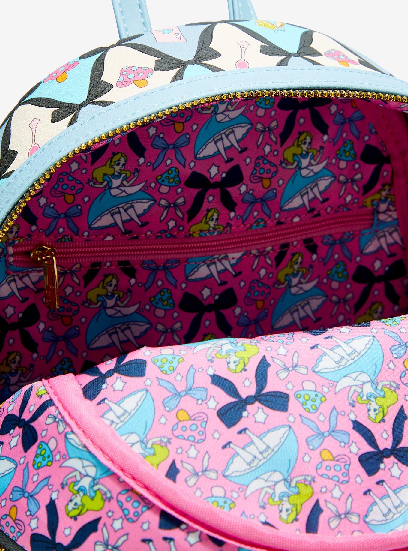 Loungefly Disney Alice in Wonderland Patterned Mini Backpack - BoxLunch Exclusive