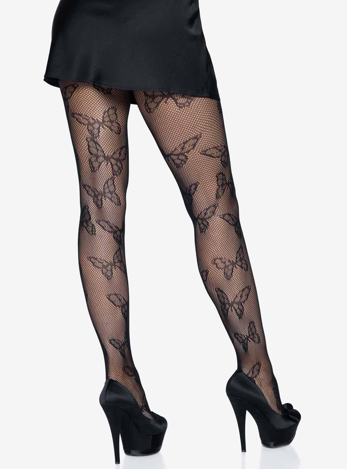 Butterfly Net Tights, , hi-res