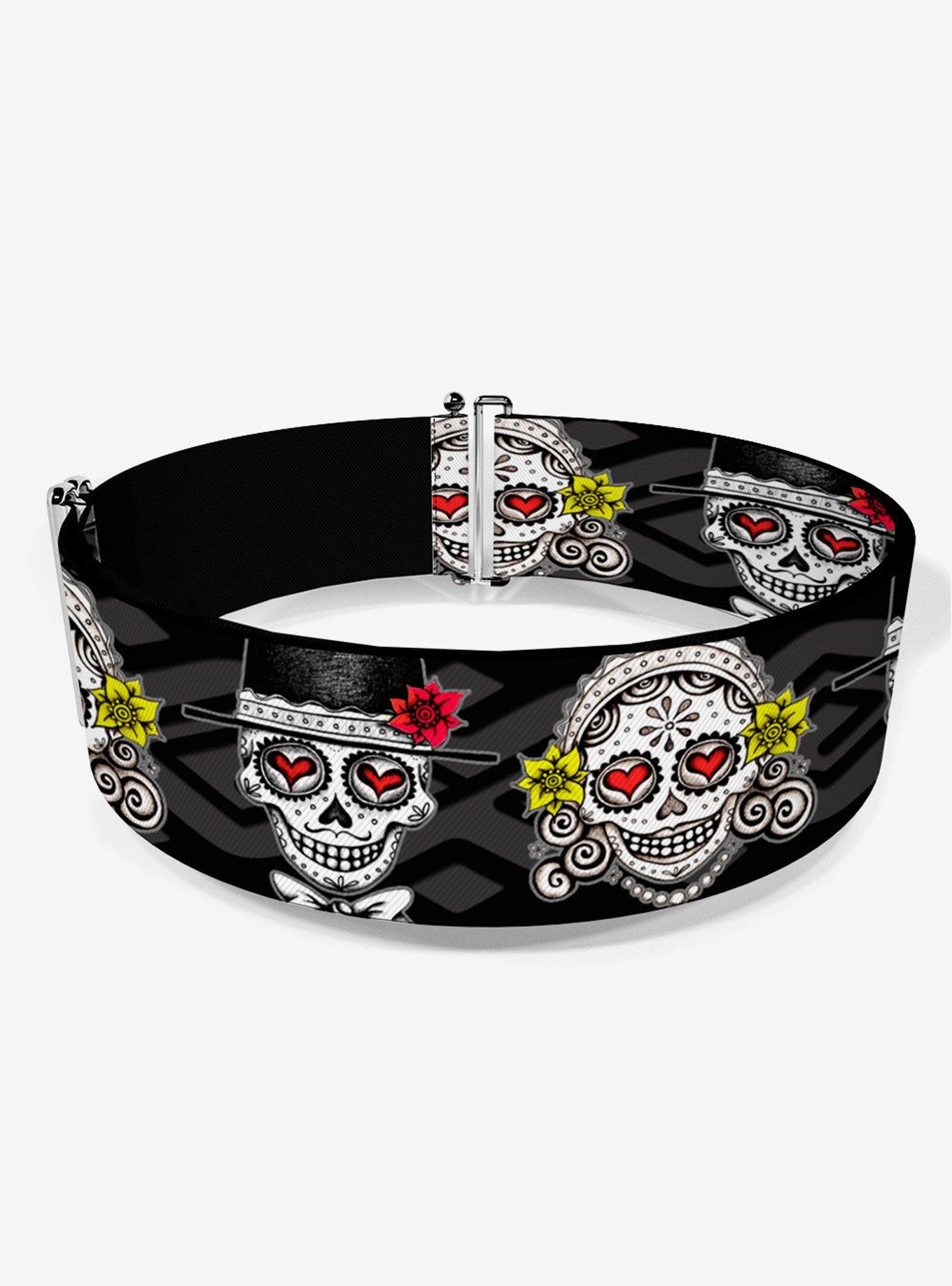 Thaneeya Mcardle Los Novios Black Gray White Multi Cinch Belt, , hi-res