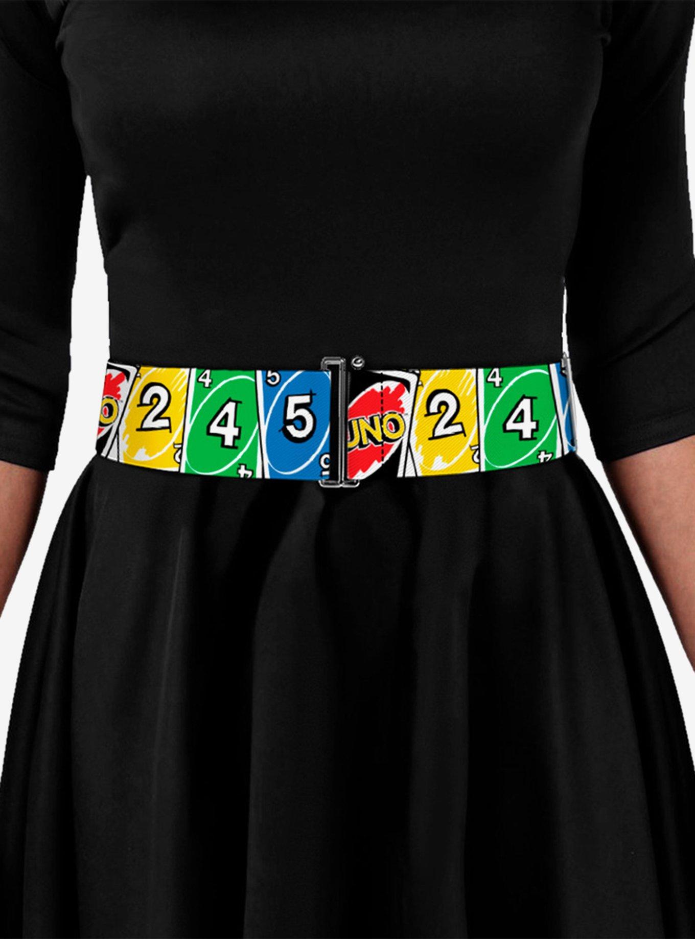 UNO Cards Lineup Stack Multi Cinch Belt, MULTI, alternate - view 3