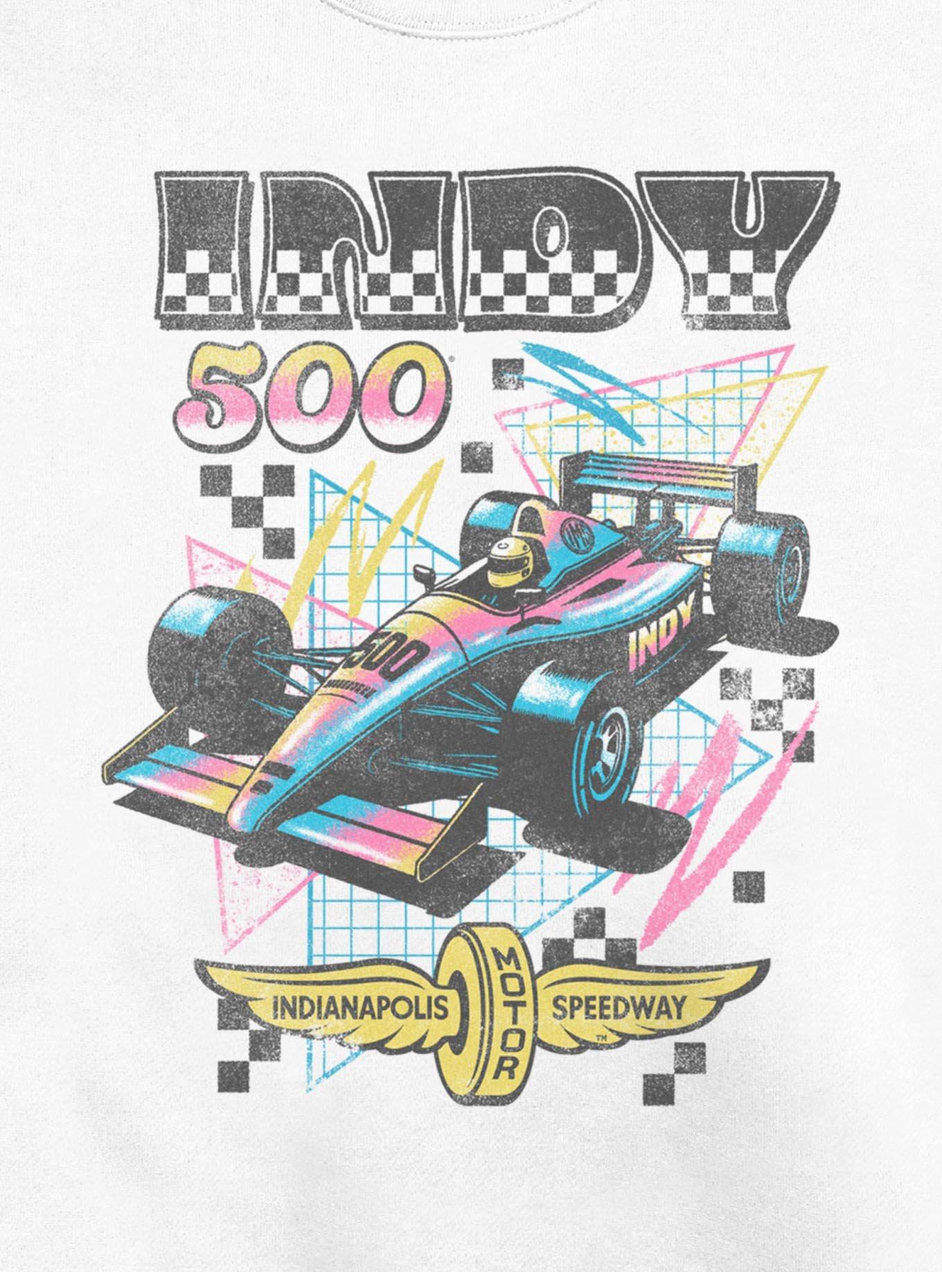 Indianapolis 500 90s Vibe Sweatshirt, WHITE, alternate - view 2