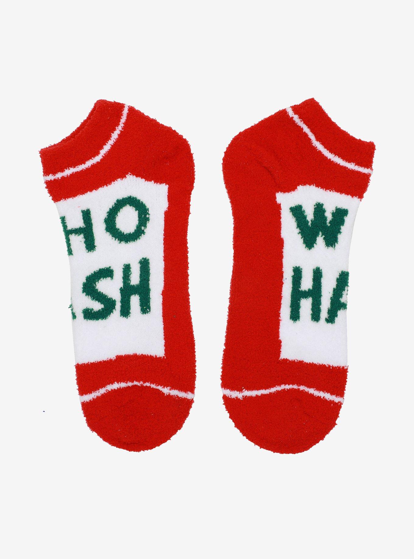 Dr. Seuss How The Grinch Stole Christmas Fuzzy Ankle Sock Set, , alternate - view 3