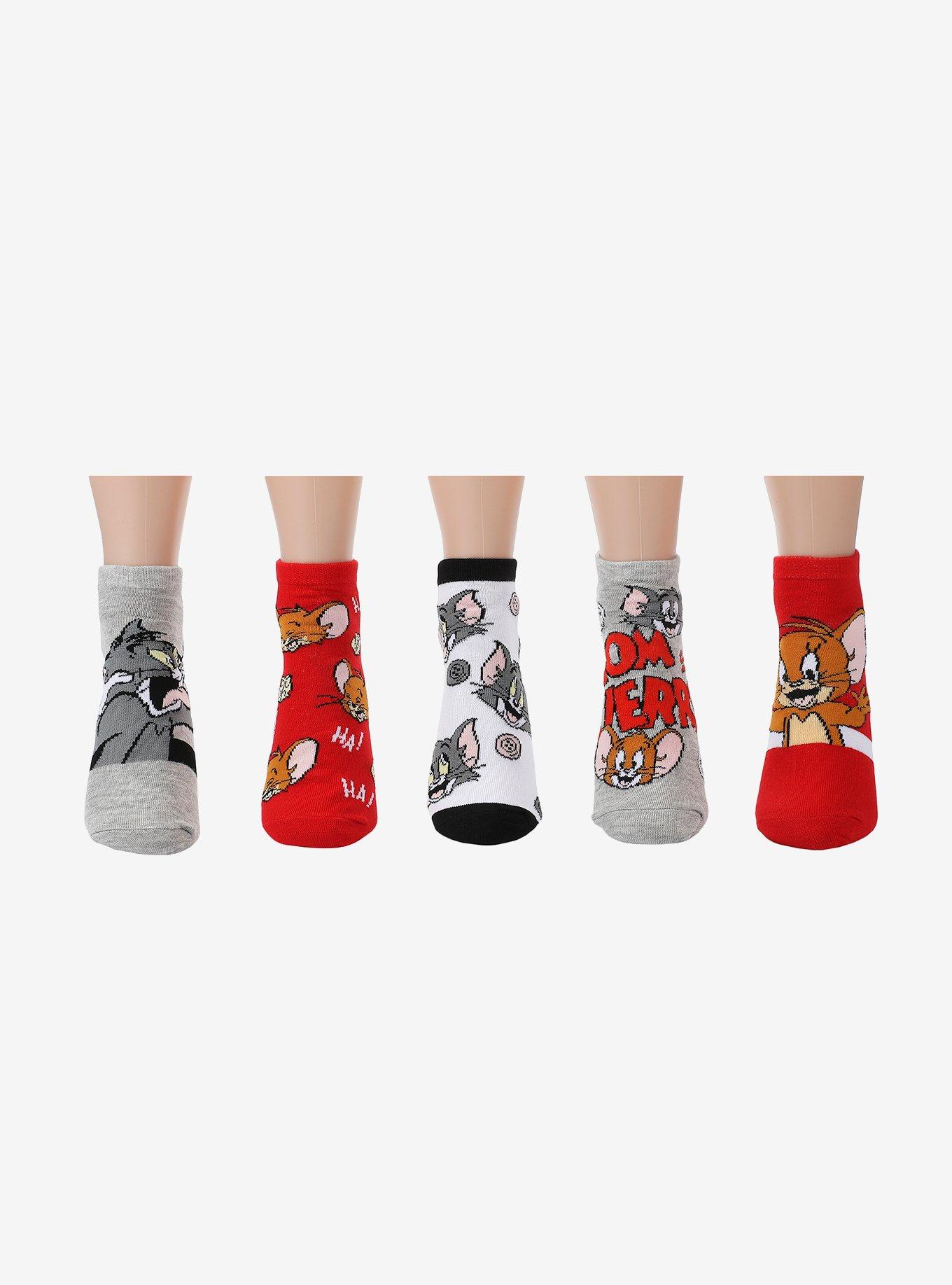 Tom & Jerry Characters Ankle Sock Set, , hi-res
