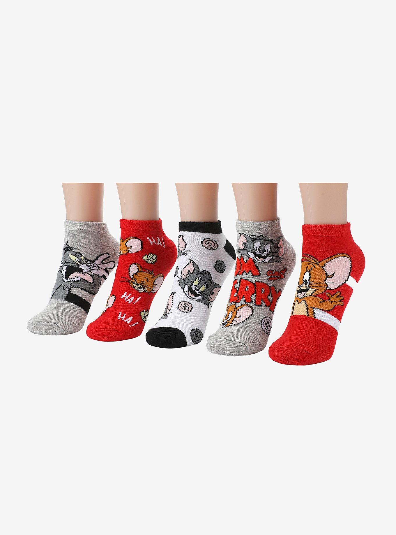 Tom & Jerry Characters Ankle Sock Set, , alternate - view 3