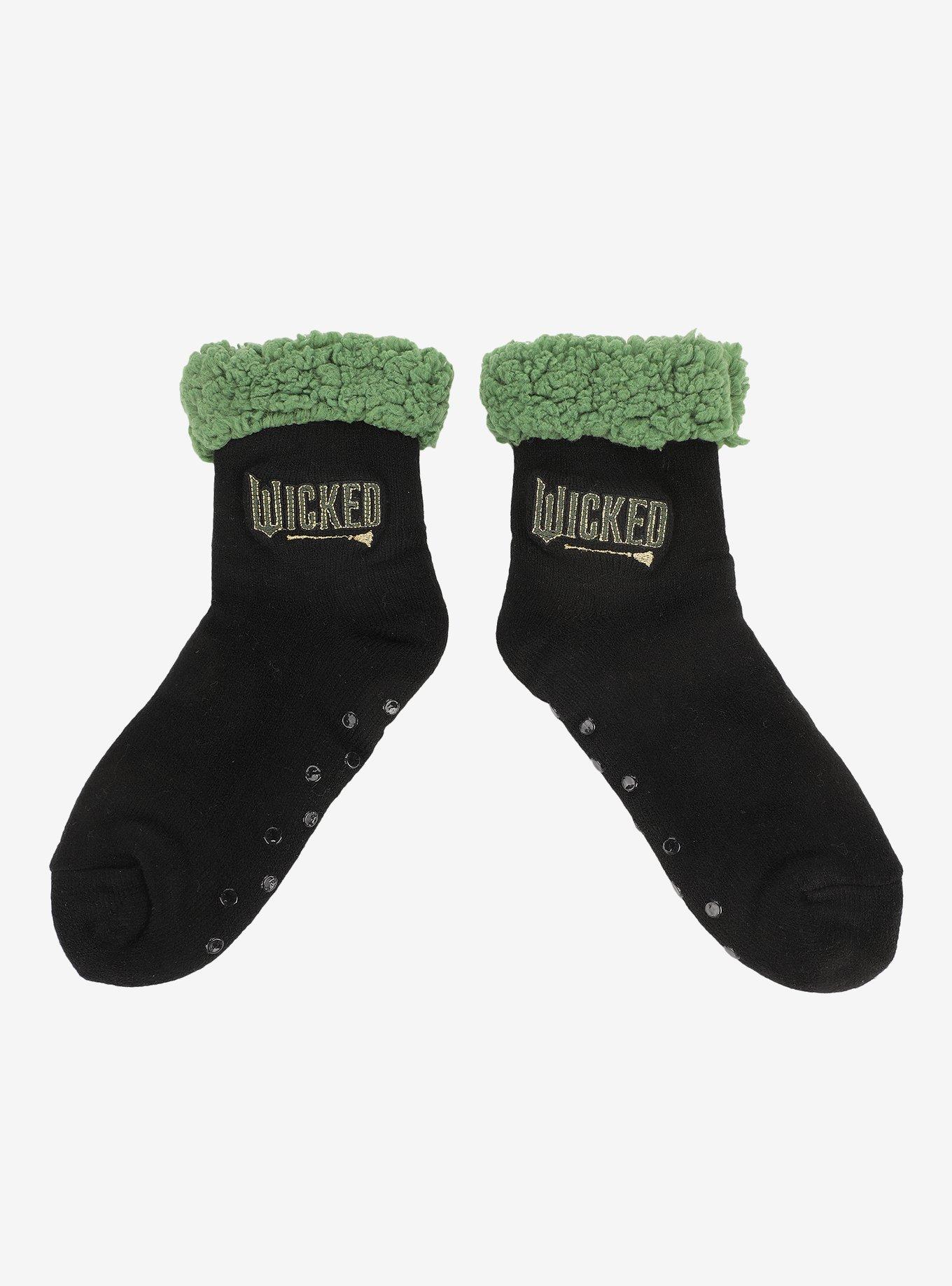 Wicked Elphaba Slipper Socks, , hi-res