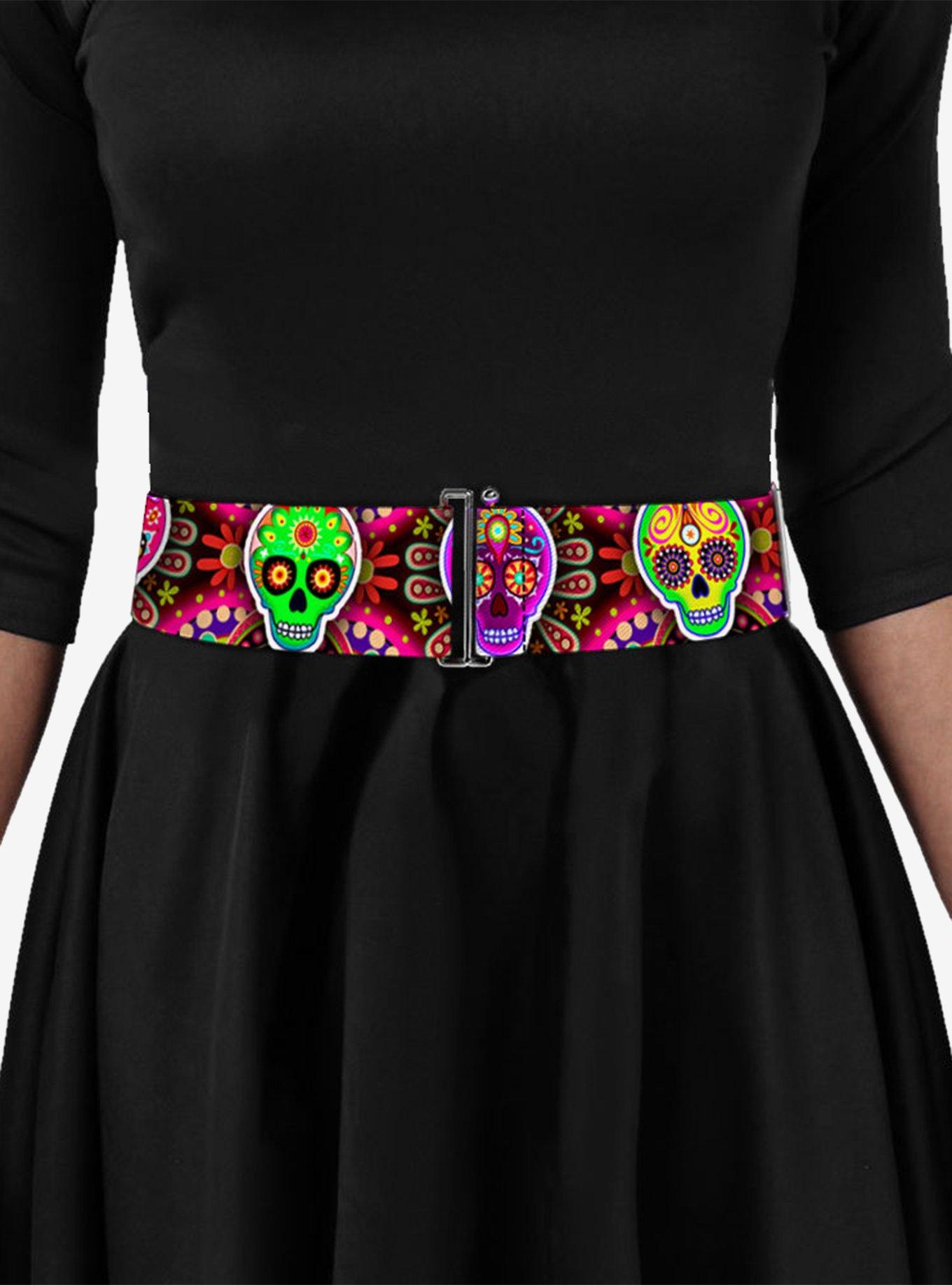 Thaneeya Mcardle Six Sugar Skulls Multi Cinch Belt, MULTI, alternate - view 3