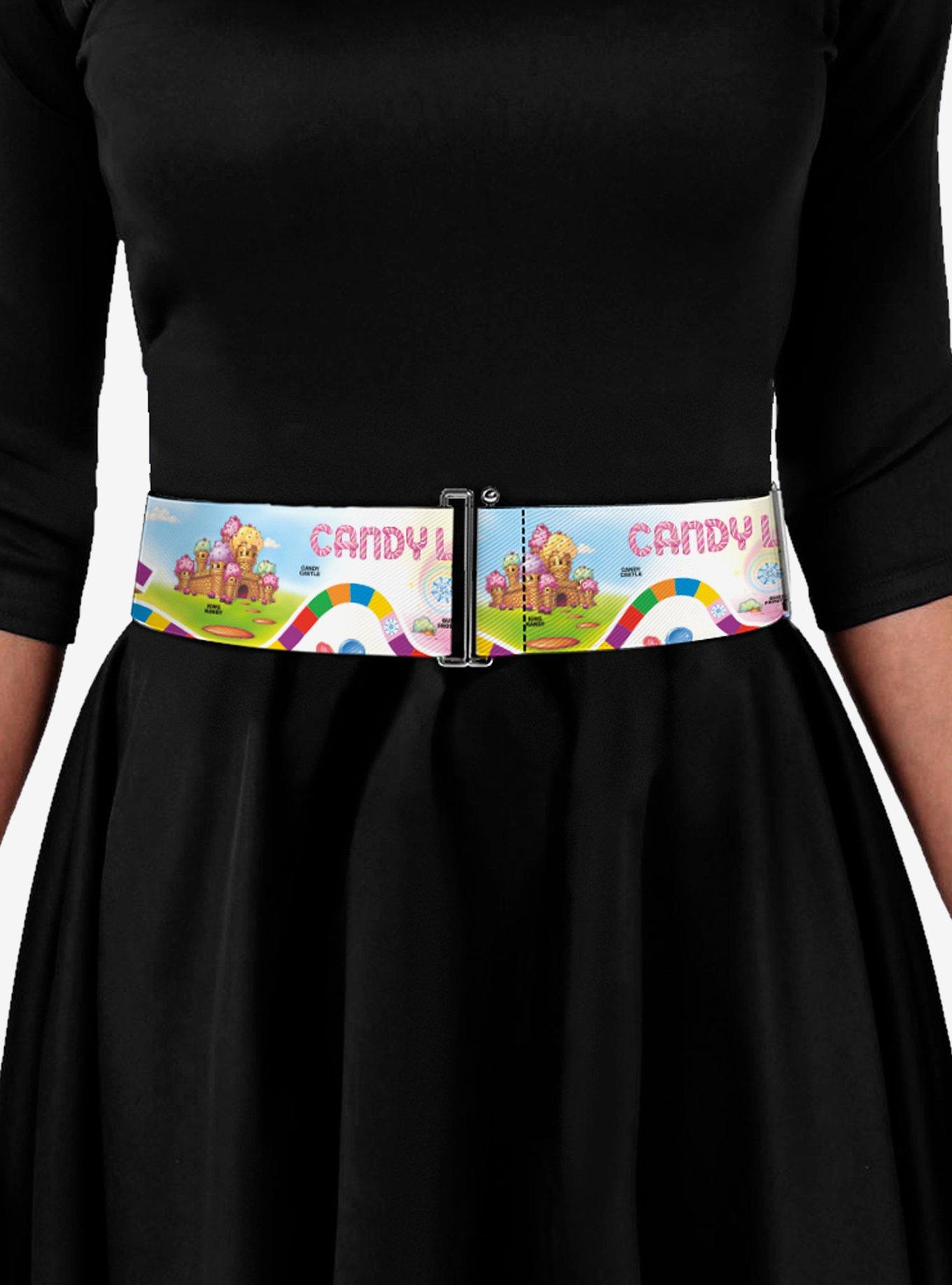 Candy Land Queen Frostine Game Path Pose Lands Multi Cinch Belt, , hi-res