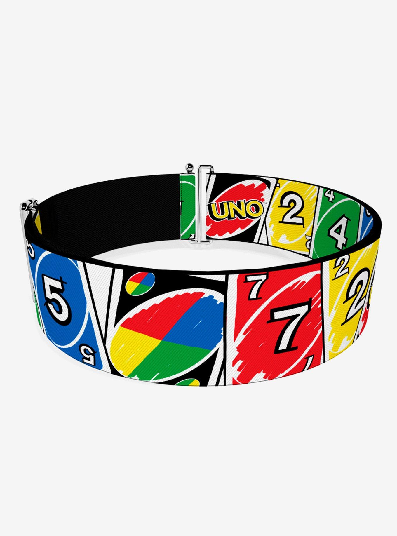 UNO Cards Lineup Stack Multi Cinch Belt, , hi-res
