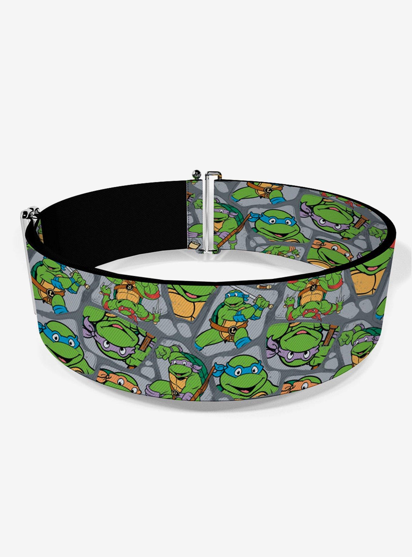 Teenage Mutant Ninja Turtles Expression Pose Turtle Shell Collage Cinch Belt, , hi-res