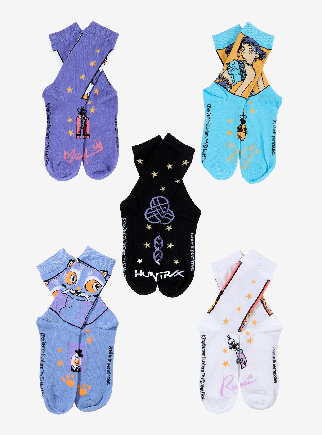 KPop Demon Hunters Character Crew Sock Set, , hi-res