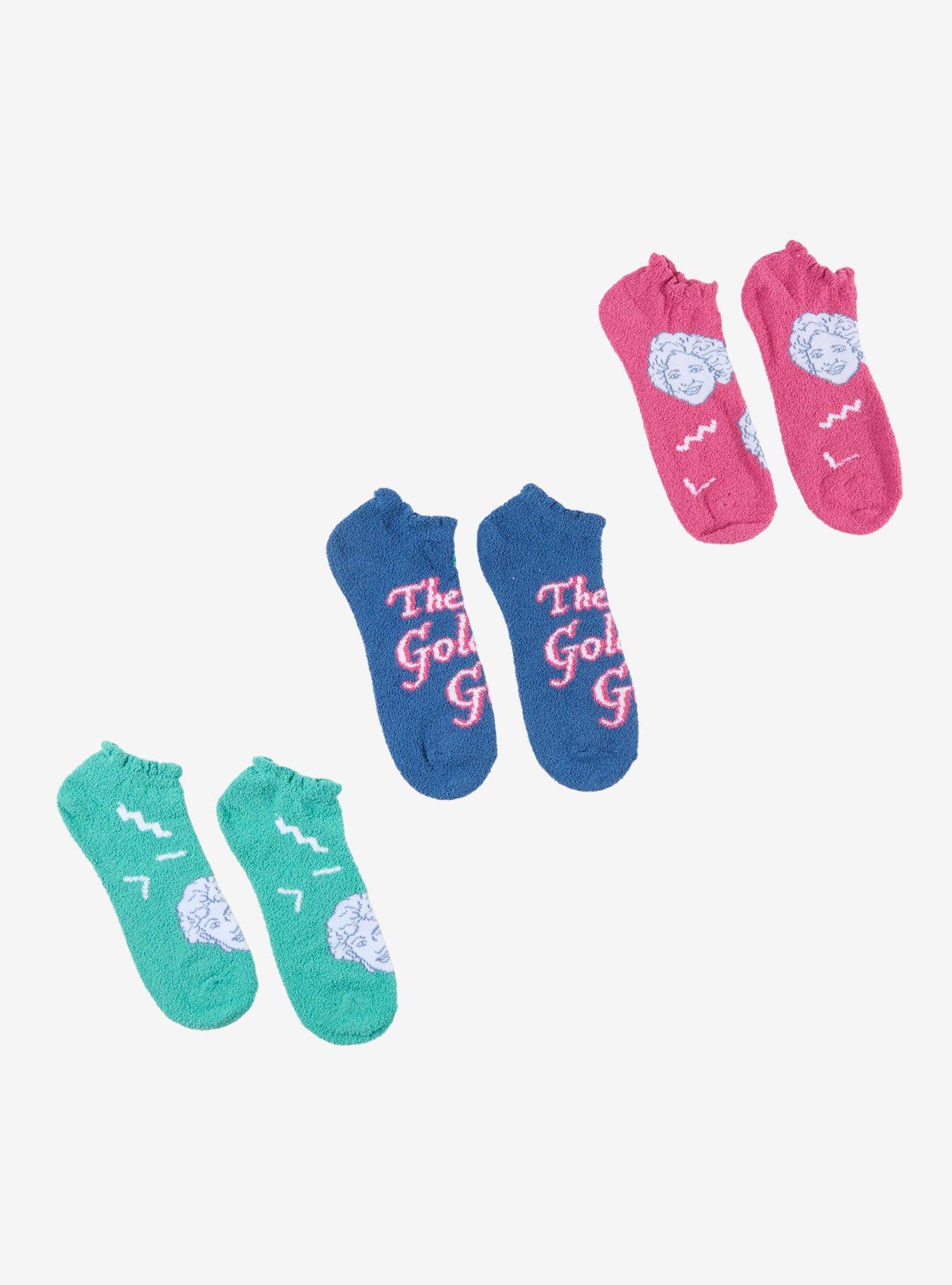 The Golden Girls Characters Fuzzy Ankle Sock Set, , hi-res