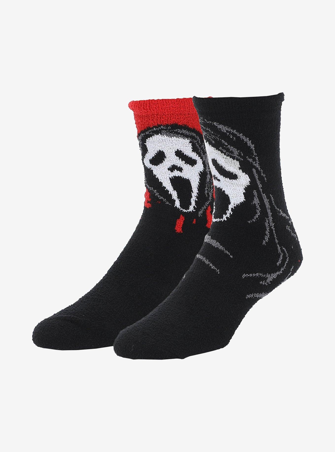 Scream Ghost Face Crew Sock Set, , hi-res