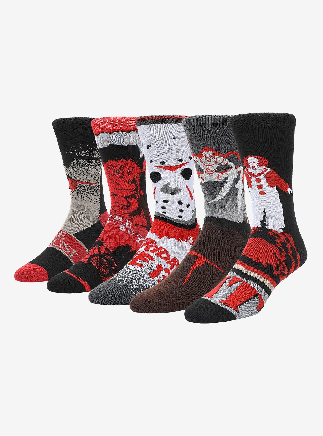 Warner Bros. Horror Icons Sock Set, , hi-res