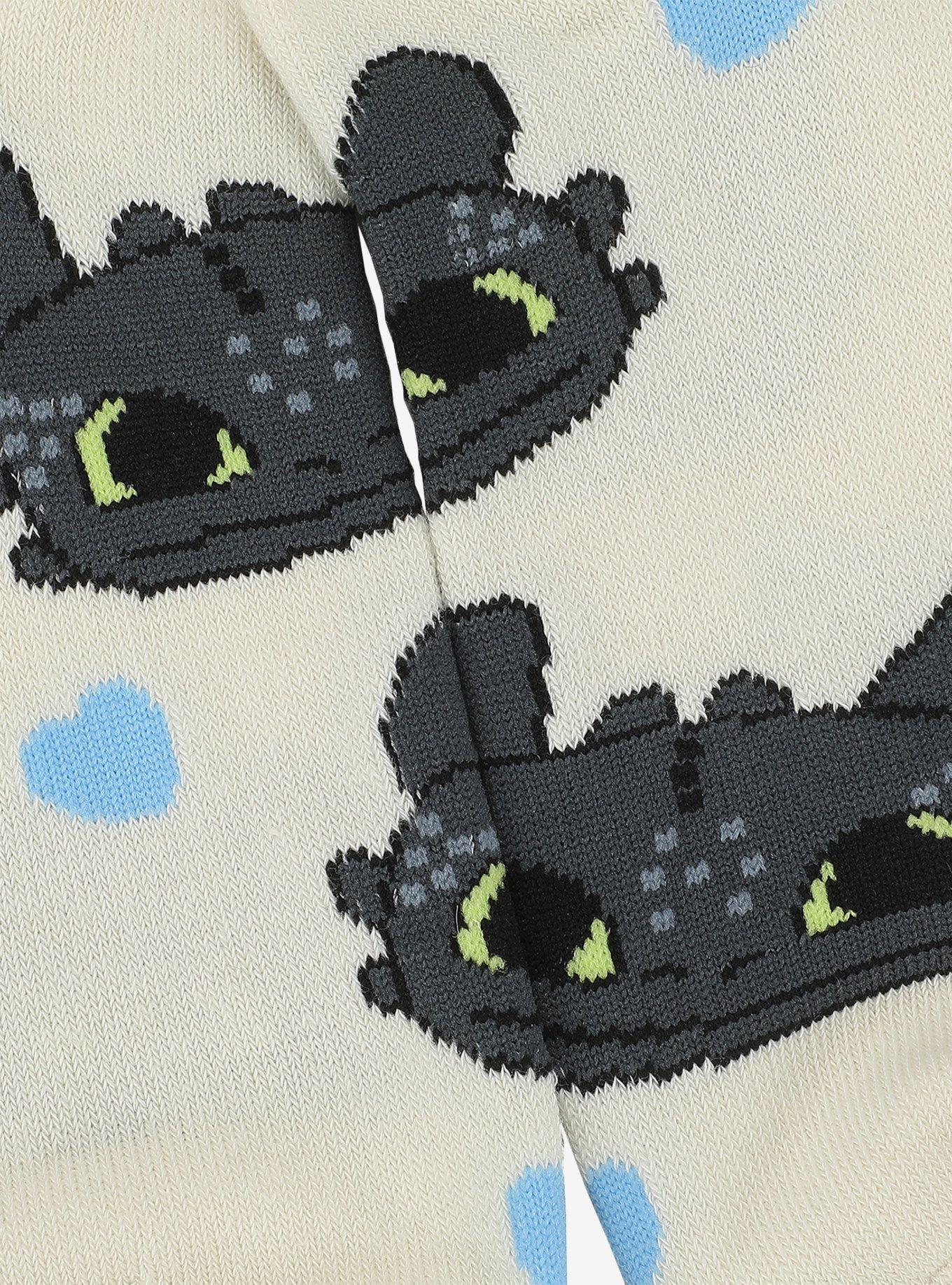 DreamWorks How To Train Your Dragon Lettuce Hem Ankle Sock Set, , alternate - view 3