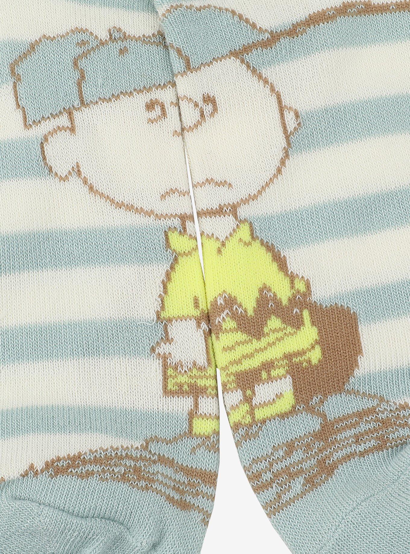Peanuts Tonal Scalloped Sock Set, , alternate - view 3