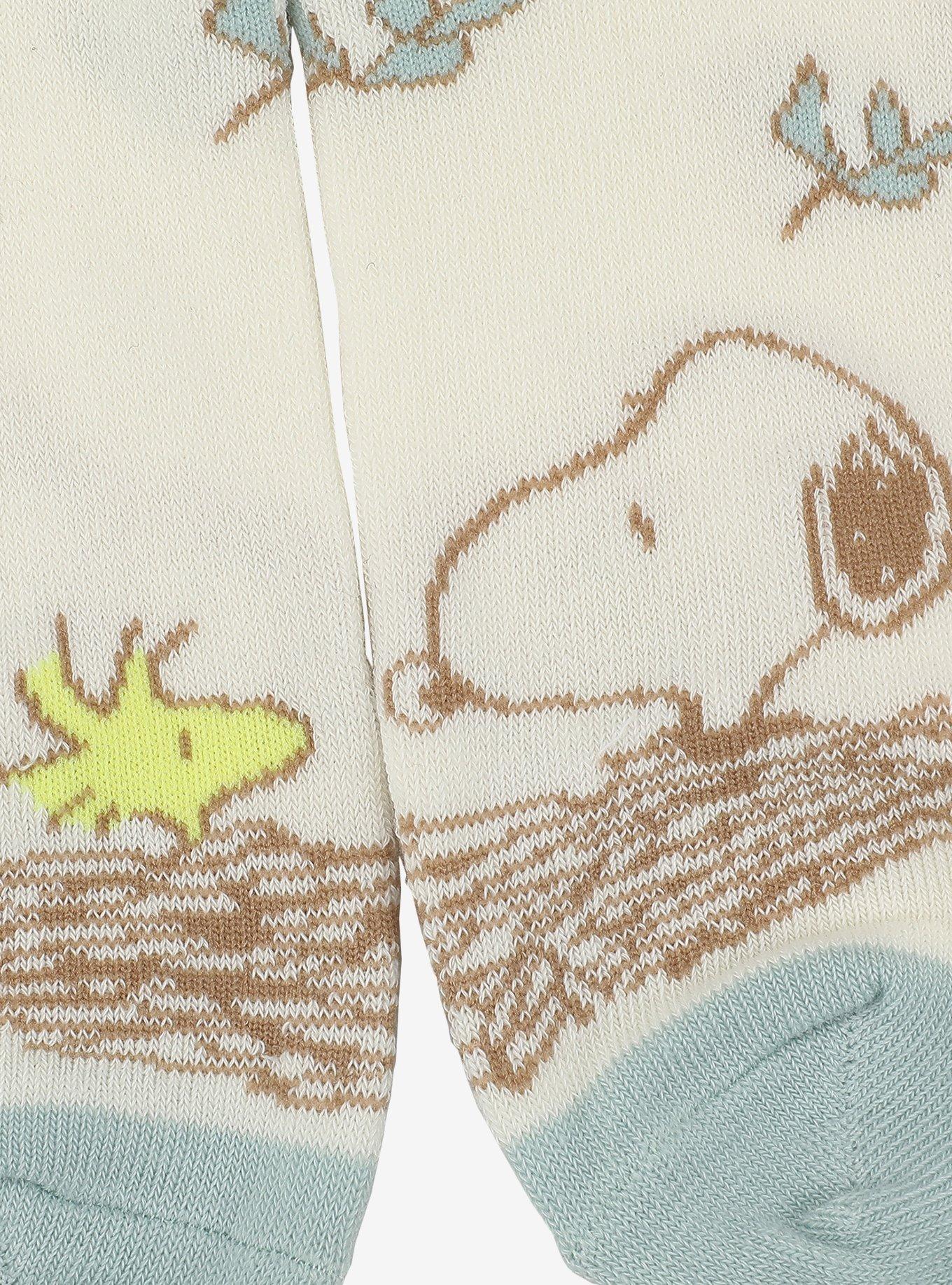 Peanuts Tonal Scalloped Sock Set, , alternate - view 4