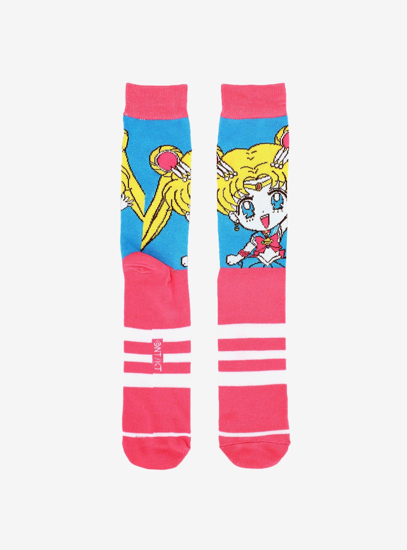 Sailor Moon Crystal Crew Sock Set, , hi-res