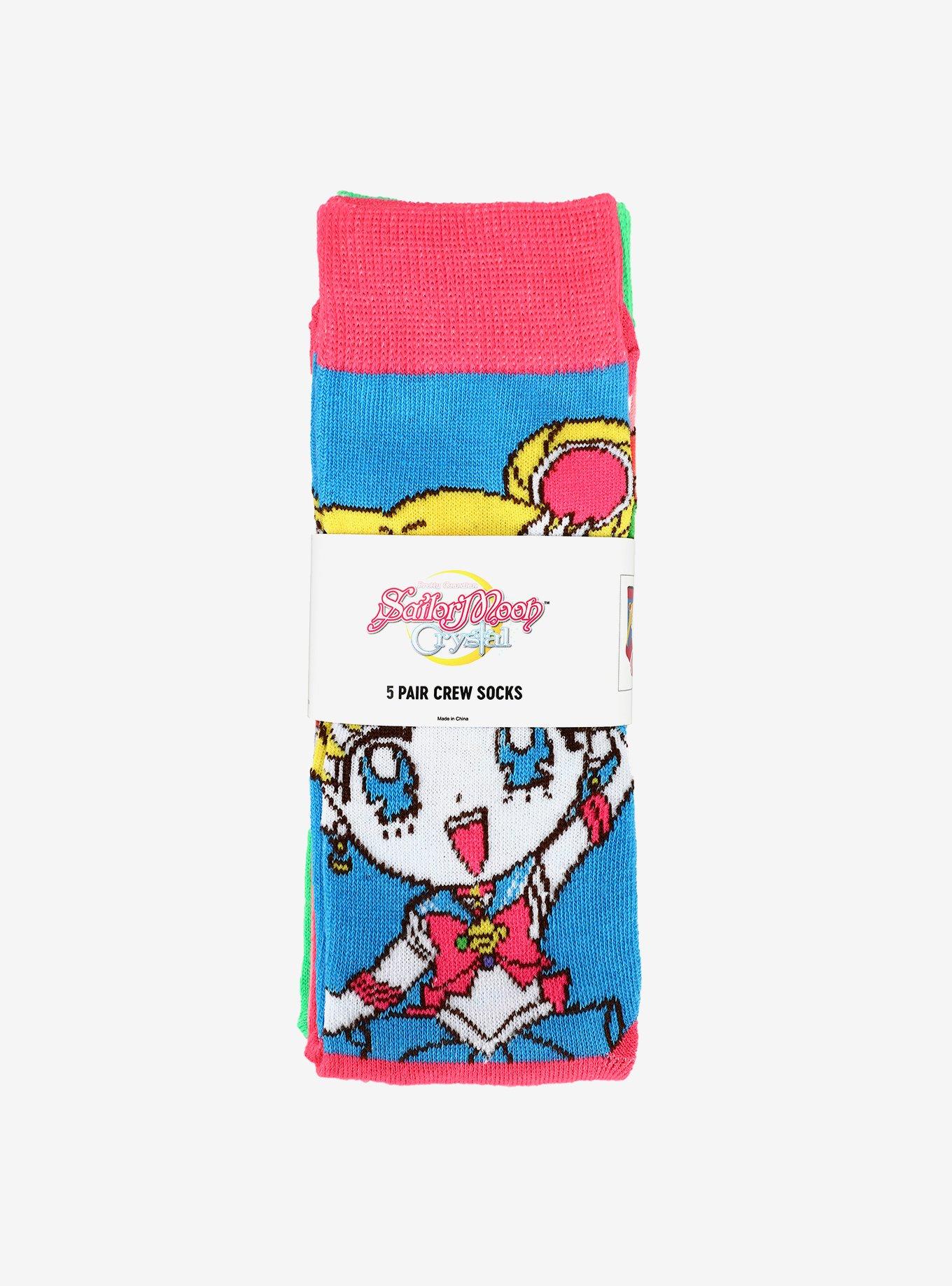 Sailor Moon Crystal Crew Sock Set, , alternate - view 4