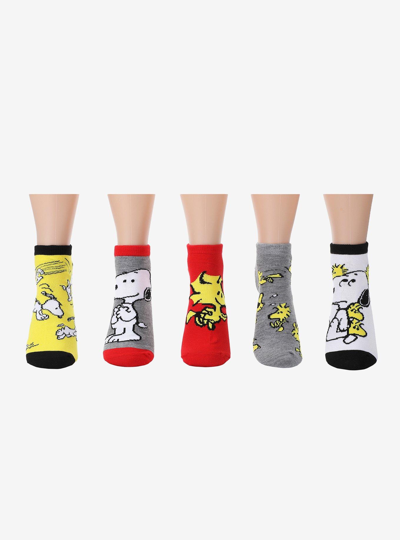 Peanuts Snoopy & Woodstock Ankle Sock Set, , hi-res