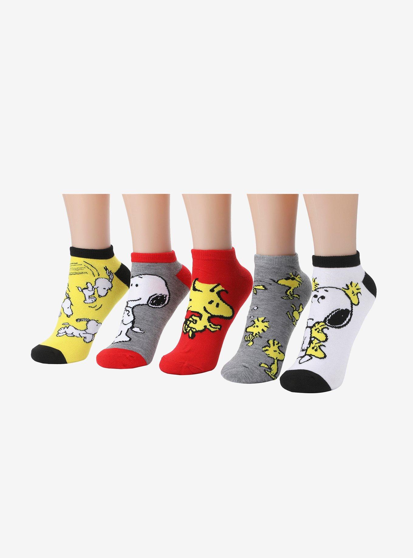 Peanuts Snoopy & Woodstock Ankle Sock Set, , alternate - view 3