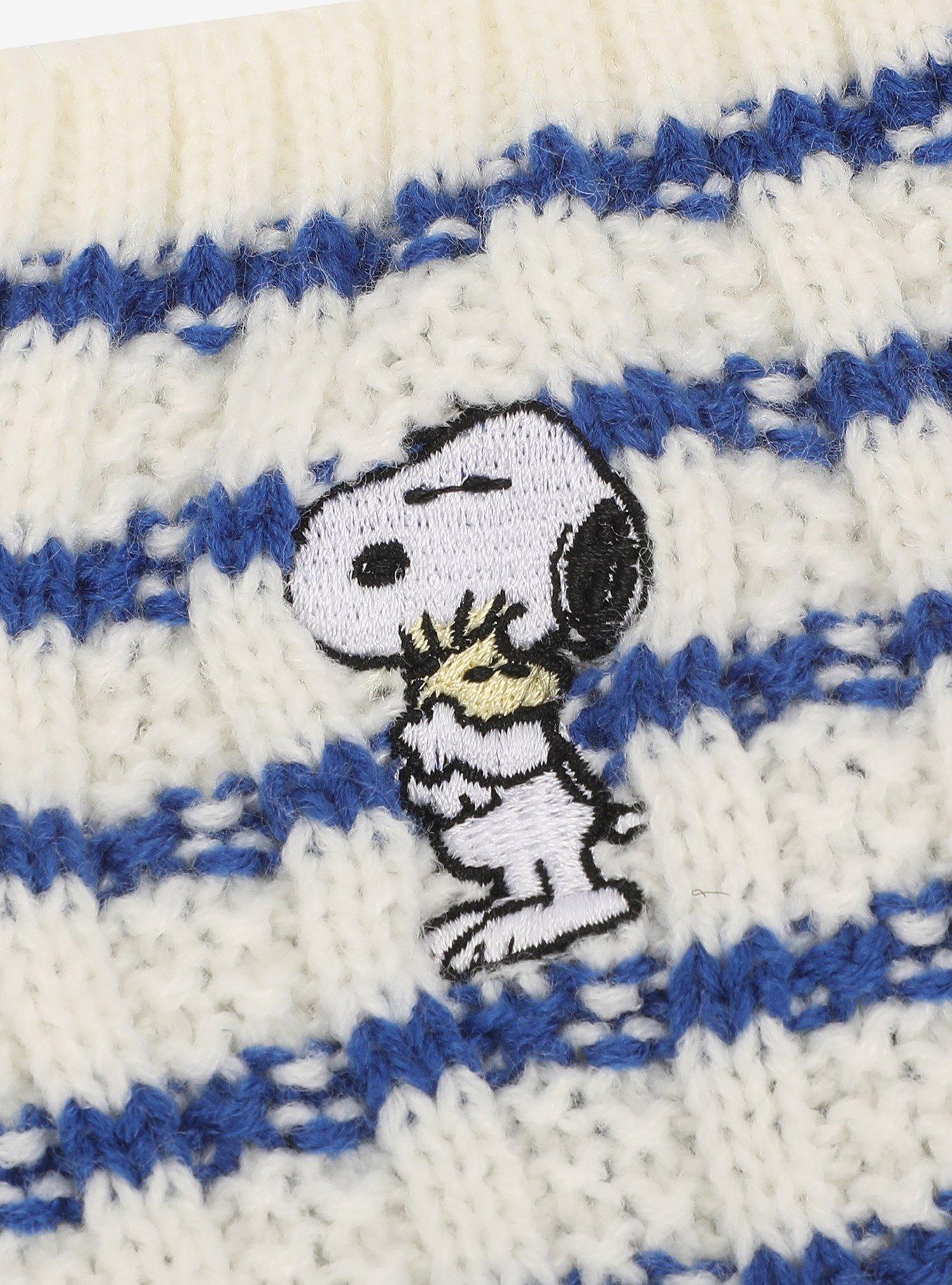 Peanuts Snoopy & Woodstock Knick Slouchy Socks, , hi-res