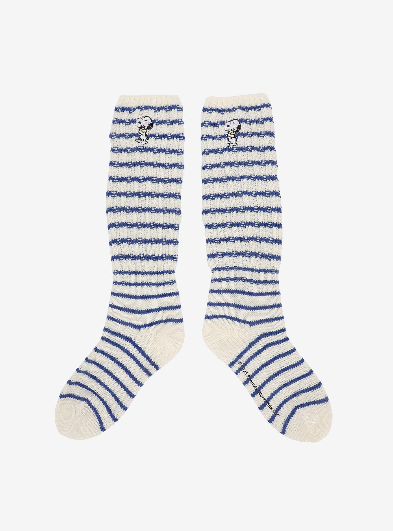 Peanuts Snoopy & Woodstock Knick Slouchy Socks, , alternate - view 3