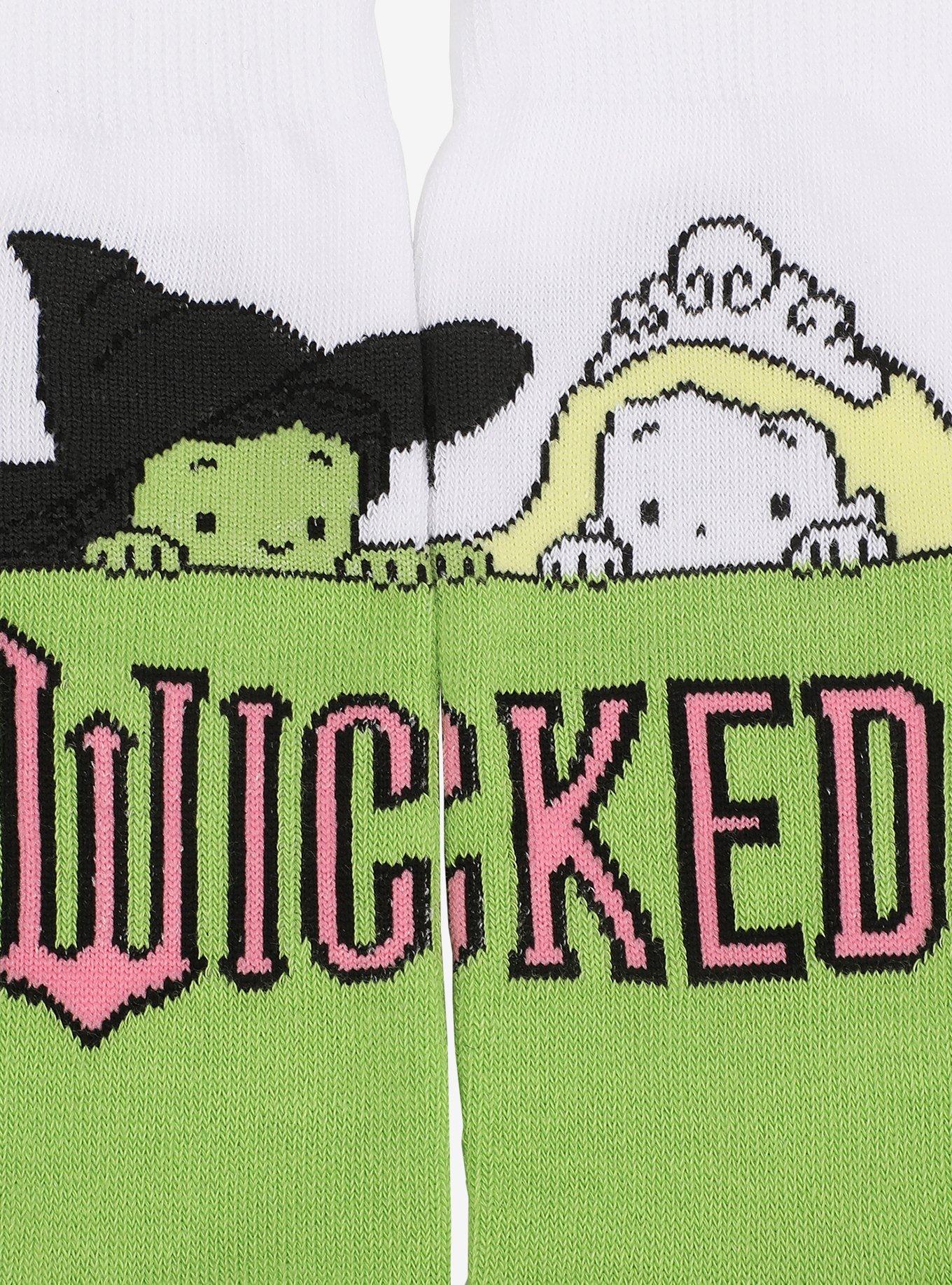 Wicked Elphaba & Glinda Icons Crew Sock Set, , alternate - view 3