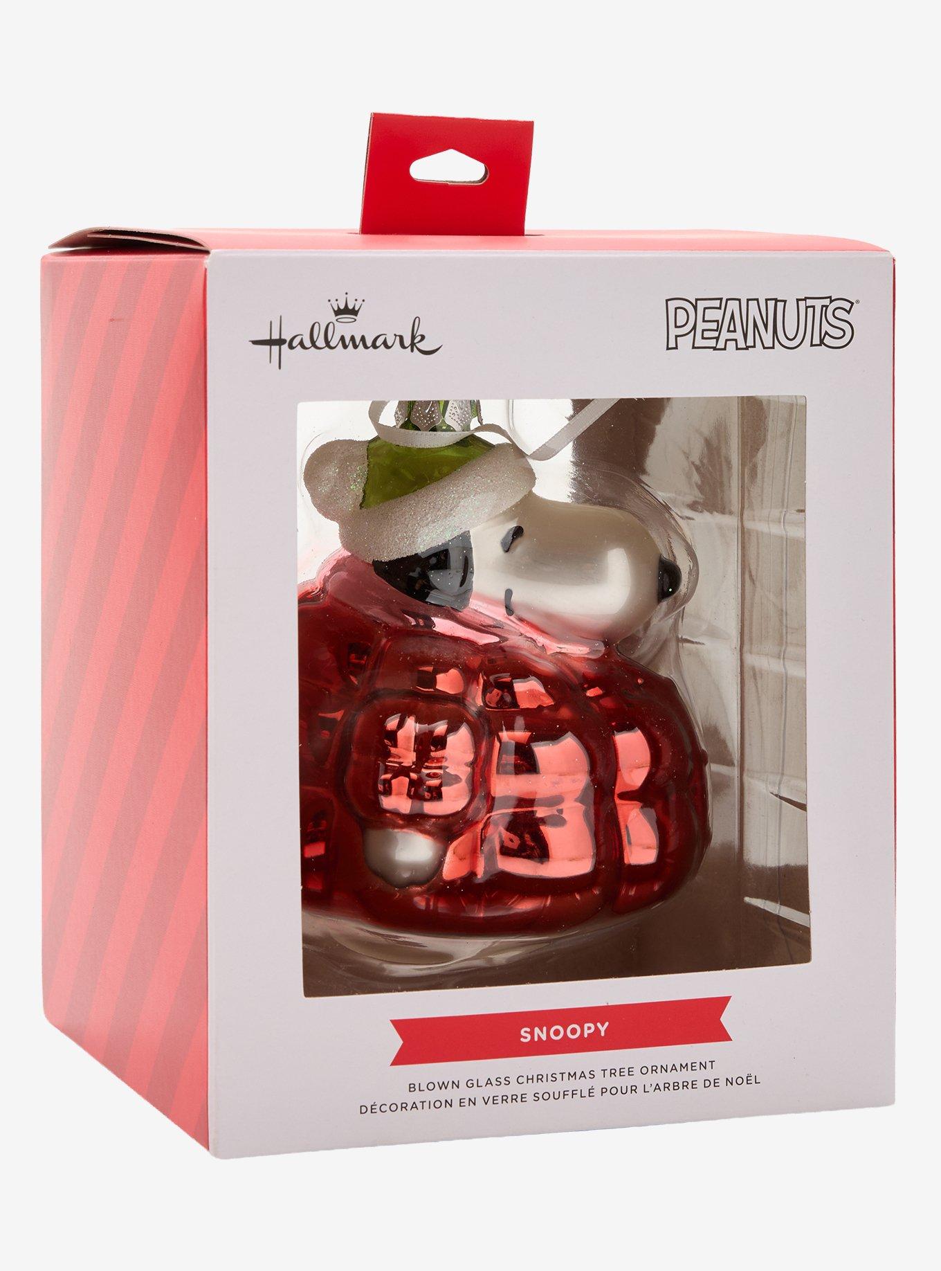 Hallmark Peanuts Puffer Jacket Snoopy Glass Ornament, , alternate - view 5